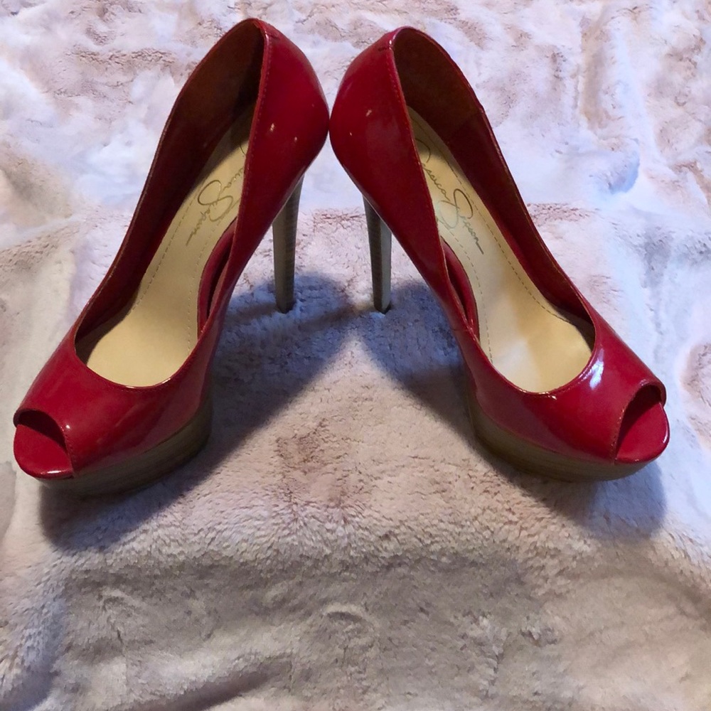 Jessica Simpson Red heels